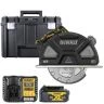 DeWalt DCS383 18V XR 184mm Cordless Brushless Metal Cutting Circular Saw with 1x 4Ah Battery, Charger & TSTAK VI Case