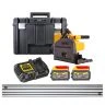 DeWalt DCS520T2 54V XR Cordless Brushless Flexvolt 165mm Plunge Saw With 2 x 6Ah Batteries, Charger, TSTAK Case & 1.5m Guide Rail