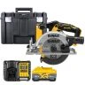 DeWalt DCS565 18v 165mm XR Li-ion Brushless Compact Circular Saw With 1 x 8Ah Battery, Charger & DWST1-71195 Case