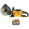 DeWalt DCS691 54V XR Cordless FLEXVOLT 230MM Cut Off Saw with 1 x 9Ah Battery