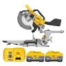 DeWalt DCS782N 18V XR Brushless 305mm Slide Mitre Saw With 2 x 8Ah Batteries & Charger
