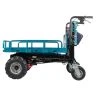 Makita DCU601Z Wheelbarrow 18V / 36V LXT Cordless Brushless Wheelbarrow With Electric Lift