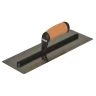 DeWalt DDW2991 12in 0.4mm FLEX Drywall Stainless Steel Flat Blade Hand Trowel, Leather Handle