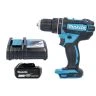 Makita DHP482Z 18V LXT Cordless 1/2" 2-Speed Keyless Chuck Max 62Nm Combi Drill With 1 x 6Ah Battery & Charger