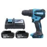 Makita DHP490Z 18V LXT Cordless Brushless Combi Drill With 2 x 5Ah Batteries & Charger