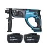 Makita DHR202Z Drill 18V LXT Cordless 20mm 230W SDS Plus Rotary Hammer Drill With 2 x 12Ah Batteries