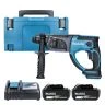 Makita DHR202Z Drill 18V LXT Cordless 20mm 230W SDS Plus Rotary Hammer Drill With 2 x 6Ah Batteries, Charger & Case
