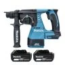 Makita DHR242Z 18V LXT Cordless Brushless 24mm SDS Plus Rotary Hammer Drill With 2 x 6Ah Batteries