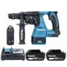 Makita DHR243Z 18V LXT Cordless Brushless SDS Plus Rotary Hammer Drill With 2 x 3Ah Batteries & Charger