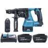 Makita DHR243Z 18V LXT Cordless Brushless SDS Plus Rotary Hammer Drill With 2 x 12Ah Batteries & Charger