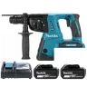 Makita DHR263Z 18V Cordless Twin SDS Plus Rotary Hammer Drill With 2 x 5.0Ah Batteries & Charger