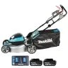 Makita DLM466PT2 18V/36V LXT Cordless Brushless 46cm Lawn Mower With 2 x 5Ah Batteries & Charger