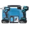 Makita DLX2590TJ 18V LXT Cordless Brushless Combi Drill & Impact Wrench Twin Pack With 2 x 5Ah Batteries, Charger & Case