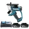 Makita DSD180Z 18V LXT Cordless 15mm Max Cutting Capacity Drywall Cutter With 2 x 5Ah Batteries & Charger