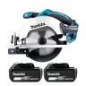 Makita DSS611Z 18V LXT Cordless 165mm Wood Cutting Circular Saw With 2 x 5Ah Batteries