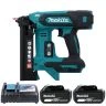 Makita DST630Z 18V LXT Cordless Brushless Narrow Crown Stapler With 2 x 5Ah Batteries & Charger