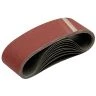 DeWalt DT3304-QZ 75mm x 533mm Multi Purpose Sanding Belts 100 Grit - 10 Pieces