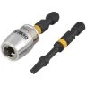 DeWalt DT70537T-QZ 2 Piece T20 50mm Impact Torsion Screwdriver Bits With Magnetic Screwlock Sleeve