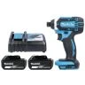Makita DTD152Z 18V LXT Cordless 1/4" 165Nm Impact Driver With 2 x 3Ah Batteries & Charger