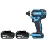 Makita DTD152Z 18V LXT Cordless 1/4" 165Nm Impact Driver With 2 x 3Ah Batteries