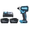 Makita Impact Driver DTD153Z 18V LXT Cordless Brushless 1/4" 170Nm With 2 x 12Ah Batteries With Charger