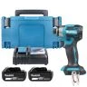 Makita DTD173Z 18V LXT Cordless Brushless 1/4" 180 Nm Impact Driver With 2 x 3Ah Batteries,Charger & Case