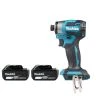 Makita DTD173Z 18V LXT Cordless Brushless 1/4" 180 Nm Impact Driver With 2 x 3Ah Batteries