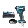 Makita DTD173Z 18V LXT Cordless Brushless 1/4" 180 Nm Impact Driver With 1 x 3Ah Battery & Charger