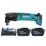 Makita DTM50Z 18V LXT Cordless Oscillating Multi Tool With 2 x 12Ah Batteries & Charger