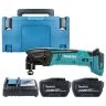 Makita DTM50Z 18V LXT Cordless Oscillating Multi Tool With 2 x 12Ah Batteries,  Charger & Type 3 Case