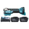Makita DTM52Z 18V LXT Cordless Brushless Starlock Max Multi-Tool With 2 x 12Ah Batteries & Charger