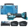 Makita DTM52Z 18V LXT Cordless Brushless Starlock Max Multi-Tool With 2 x 12Ah Batteries, Charger & Case