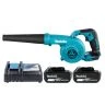 Makita Blower DUB185Z 18V LXT Cordless 3-Speed 98m/s With 2 x 12Ah Batteries & Charger