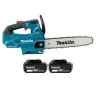 Makita Chainsaw DUC306Z 18V/36V LXT Cordless Brushless 3/8" Chain Pitch 300mm/12" 1200W With 2 x 3Ah Batteries