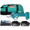Makita DUP181Z 18V LXT Cordless Brushless Pruning Shears With 2 x 3Ah Batteries, Charger & LXT600 Tool Bag