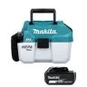 Makita DVC750LZ 18V LXT Cordless Brushless HEPA Filter 2-Speed 7.5L Dust Extractor/Vacuum Cleaner With 1 x 5Ah Battery