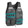 Makita E-15609 Work Vest Adjustable Pockets Tool Storage Vest Universal Size
