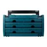 Makita P-84333 Makpac Type 3 Connector Stacking Case With 6 Drawers