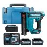 Makita FN001GD201 40v Max XGT 18G Brushless Nailer With 2 x 2.5Ah Batteries, Charger, Adaptor & Case