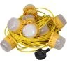 Faithfull Power Plus Festoon Lights 10 LED Bulbs 240V 22m | HL-2210-LED-BA230