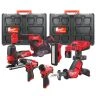 Milwaukee M12FPP7B2-622P 12V Cordless FUEL 7 Piece Power Tool Kit With 2 x Batteries, Charger & PACKOUT Tool Box