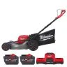 Milwaukee M18F2LM53-122 18V / 36V Cordless FUEL 530mm Self-Propelled Lawn Mower With 2 x 12.0Ah Batteries & Charger