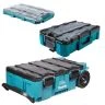 Makita MAKTRAK 3 Piece Rolling Tool Chest, Medium Tool Box and Organiser Set