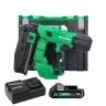 Hikoki NT1865DSAW9Z 18V Cordless Brushless 16G Straight Finish Nailer With 1 x 2Ah Battery, Charger & Case