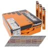 Paslode 141204 IM350+ 2.8mm x 51mm Galv-Plus D-Head Ring Shank Finish Nails (Box of 3300 + 3 Fuel Cells) | PN141204