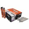 Paslode 141221 IM350+ 3.1mm x 63mm Galv-Plus D-Head Ring Shank Nails (Box of 2200 + 2 Fuel Cells) | PN141221