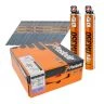 Paslode 141234 IM350+ 3.1mm x 90mm Galv-Plus D-Head Smooth Finish Nails (Box of 2200 + 2 Fuel Cells) | PN141234