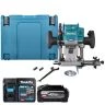 Makita RP001GZ02 40V Max XGT Cordless Brushless 1/2", 1/4" or 3/8" AWS 1900W Router With 1 x 4Ah Battery & Charger