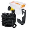 TOUGH MASTER Expandable Garden Hose Pipe 100FT, 3-Layer Latex, 8 Spray Settings, comes with Storage box | TM-EHB107