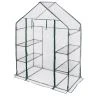 TOUGH MASTER Walk In Greenhouse 143 x 73 x 195 cm with Reinforced PE Cover Outdoor Garden Grow House